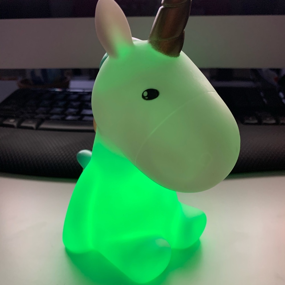 Unicorn RAINBOW kids night light - Picture 6 of 10